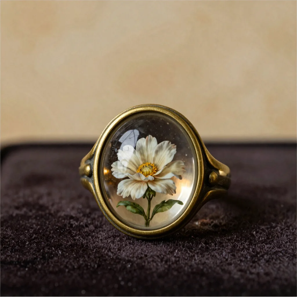 Funereal Bloom Ring