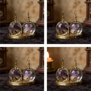 Moonlit Moth Earrings